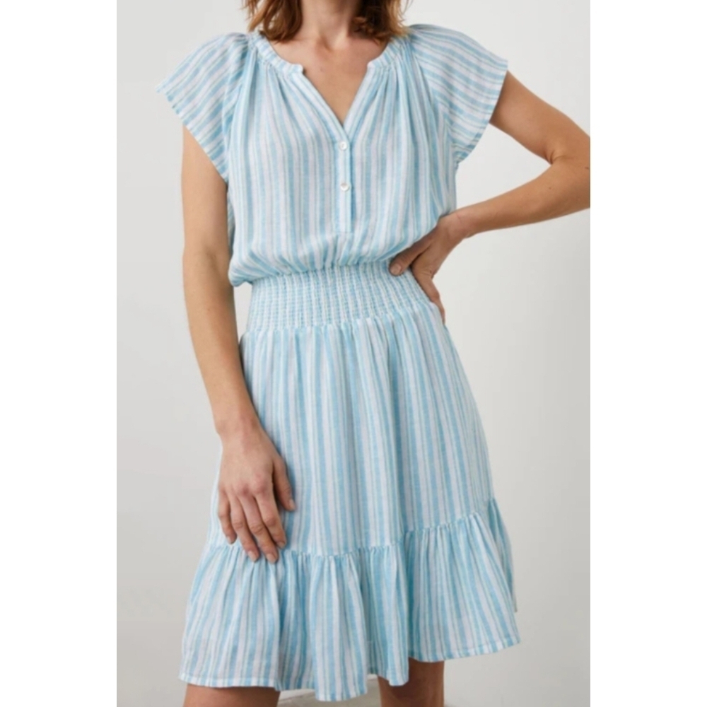 NEW Rails Augustine Dress In Lagoon Blue